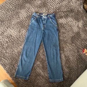 Levi’s Ribcage Carpenter denim 2021.. 26x27.